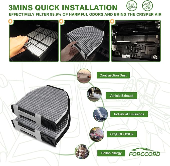 2-PACK HEPA Cabin Air Filter Fits - Image 6