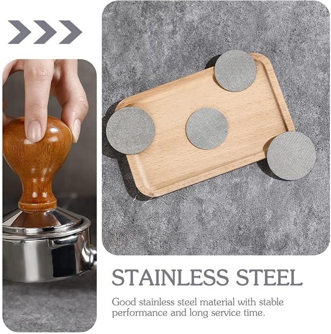 Cabilock 2pcs Stainless Steel Espresso Filter Plate Coffee Machine Compatible - Image 8