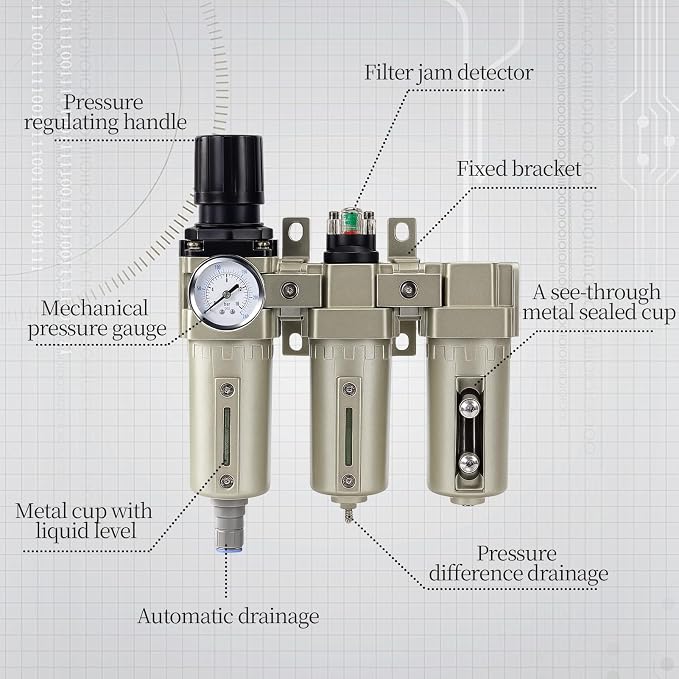 Upgraded 1/2" NPT Industrial Air Dryer - Image 7