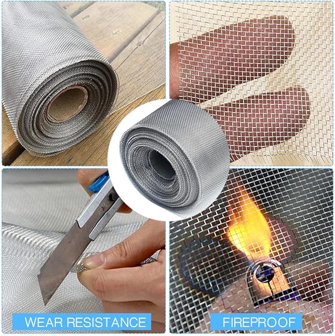 Filter Screen Sheets Stainless Steel Air Vent Mesh Cover Wire Mesh Roll - Image 3