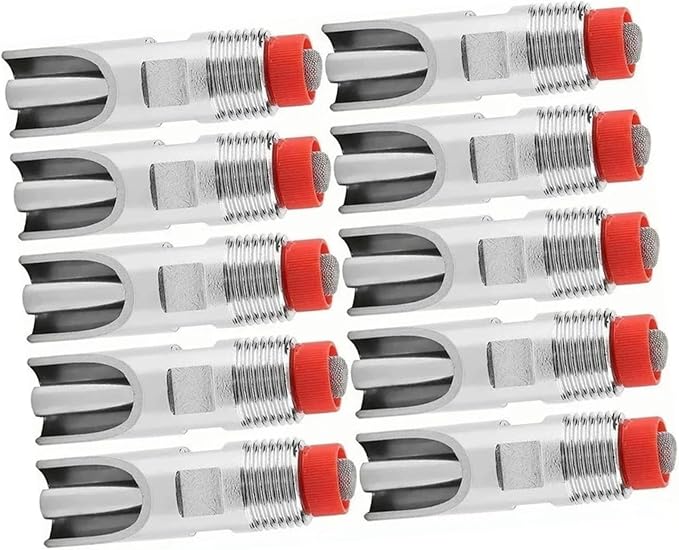 10Pcs Stainless Steel Automatic Nipples, Adjustable Prevent Leakage Pig Nipple - Image 7