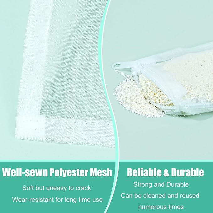 AQUANEAT Aquarium Filter Media Bags 15pcs Fish Tank Extra Fine 100 Micron Mesh - Image 3