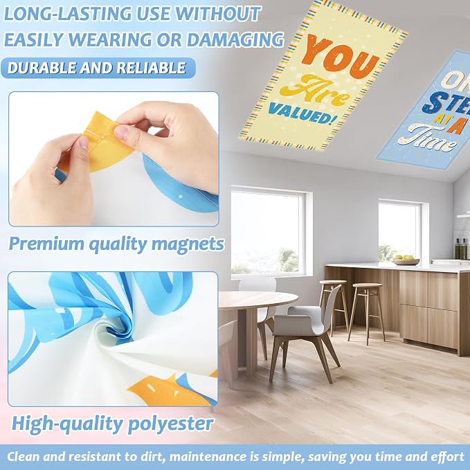 6 Pcs Fluorescent Light Covers - Image 3