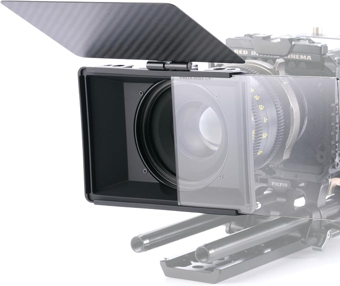 Tilta Mini Matte Box | 15mm Rod Adapter & 4 Lens Adapters | Lightweight | by Tilta