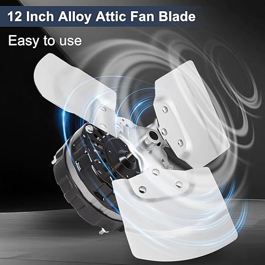 Criditpid F0510B2944 F0510B2497 Power Vent Attic Fan Motor & 58033 Adjustable - Image 6