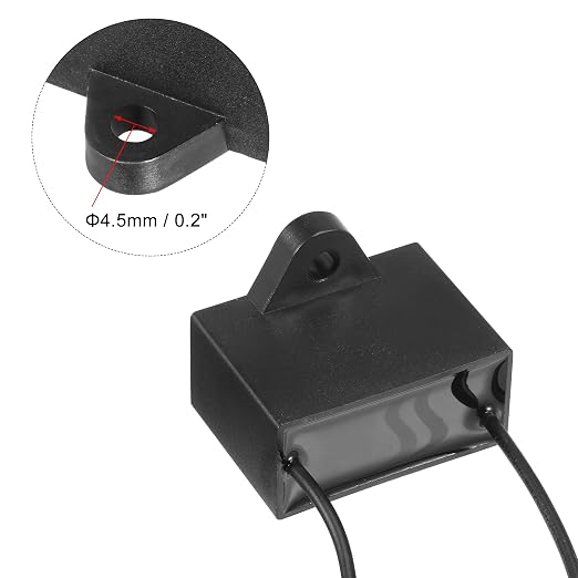 uxcell Ceiling Fan Capacitor CBB61 4.5uF 250V AC 2 Wires Metallized - Image 5