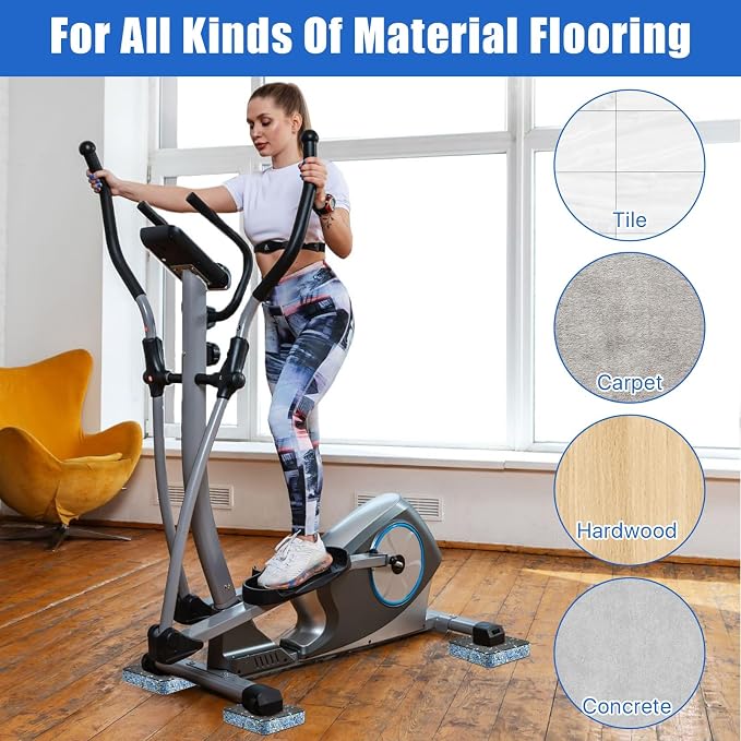 6 Pcs Anti-Vibration Rubber Mat, High Density Mats - Image 5
