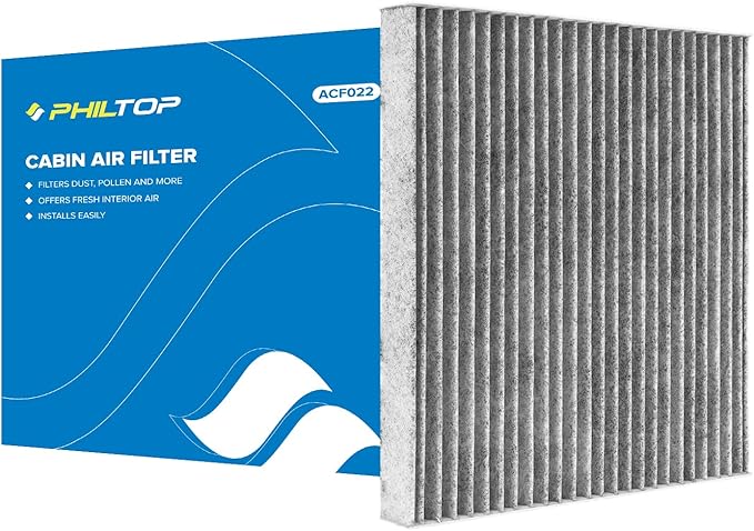 PHILTOP HEPA Cabin Air Filter w/Activated Carbon, Compatible by PHILTOP