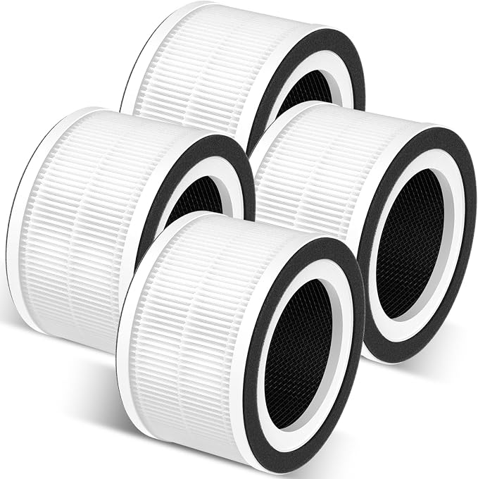 4-Pack Fillo/Halo/Allo Replacement Filter Compatible by GoKBNY