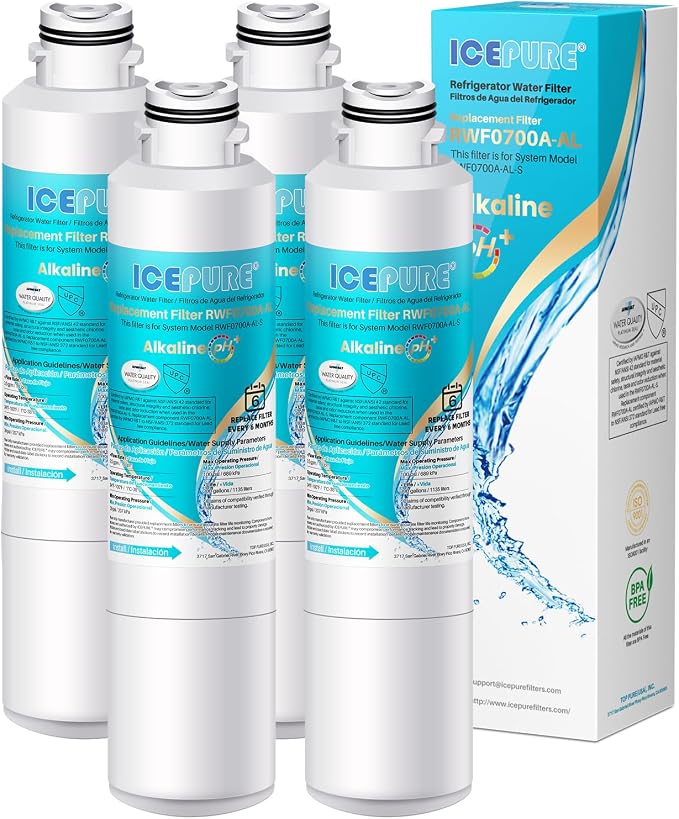 ICEPURE Alkaline DA29-00020B Refrigerator Water Filter Replacement by ICEPURE