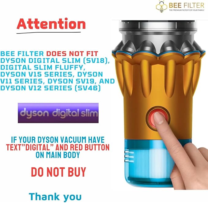 Dyson Gen5 Detect Filter, Gen5 Detect vacuum, Gen5detect Absolute, Gen5outsize - Image 2