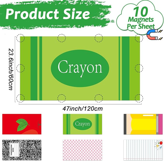 6Pcs First Day of School Fluorescent Light Covers - Image 2