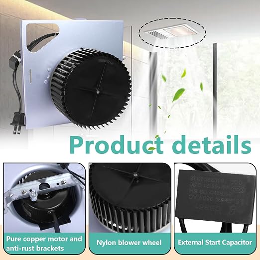Upgrade S97015162 Motor Assembly | 8" x 8-1/4" Housing | Compatible - Image 4
