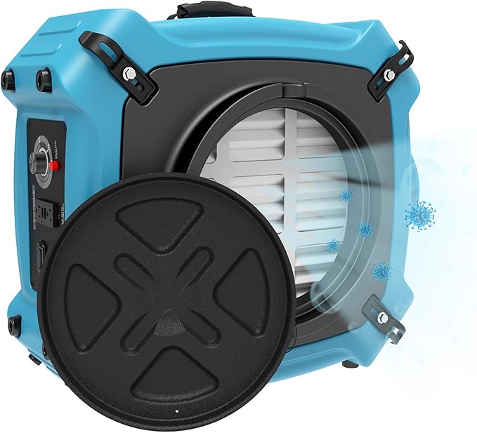 ALORAIR PureAiro HEPA Max 870 Air Scrubber 3-Stage Filtration Negative Machine - Image 2
