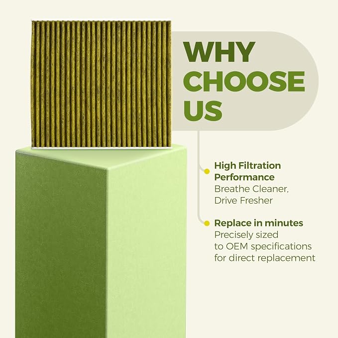 SHOWLAI Activated Carbon Cabin Air Filter - Image 4