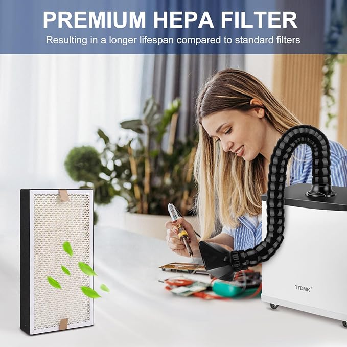 1 PCS Hepa Filter Replacement for Solder Fume Extractor Soldering Smoke Absorber - Image 5