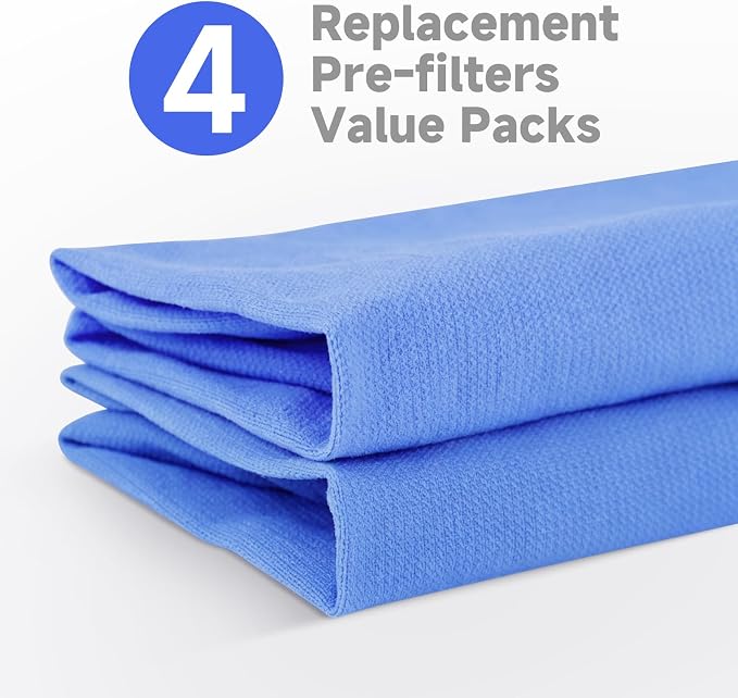 4 Packs 511 Replacement Washable Pre-Filters - Image 5