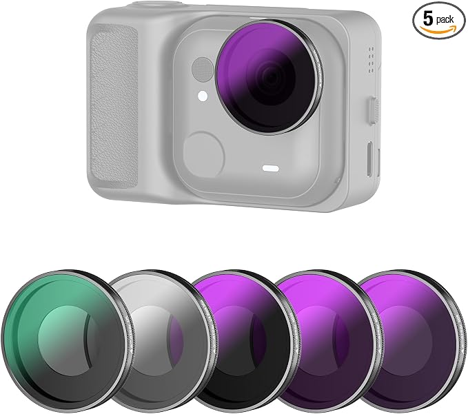 AMAZEAR Filters Set for Insta360 GO Ultra, Insta 360 Pro Accessories Neutral by YourProPhotoGear