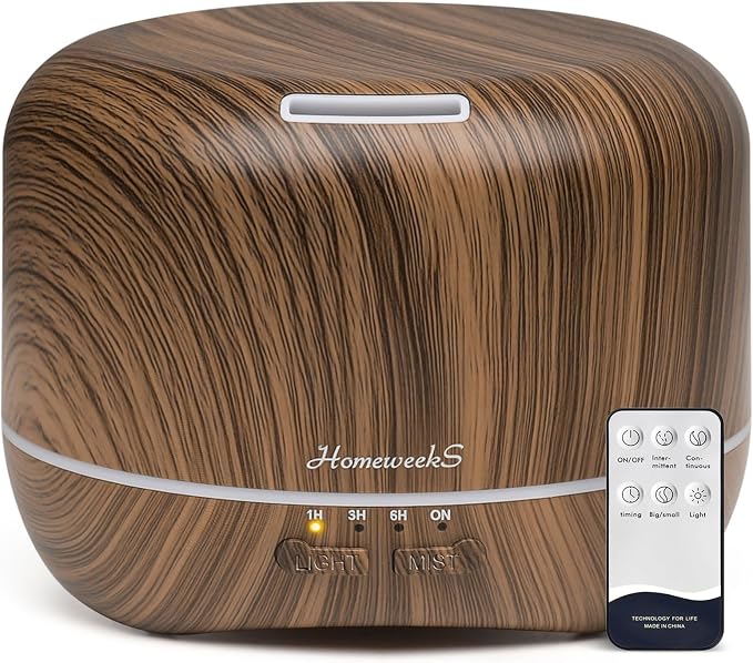Aromatherapy Essential Oil Diffuser by Homeweeks