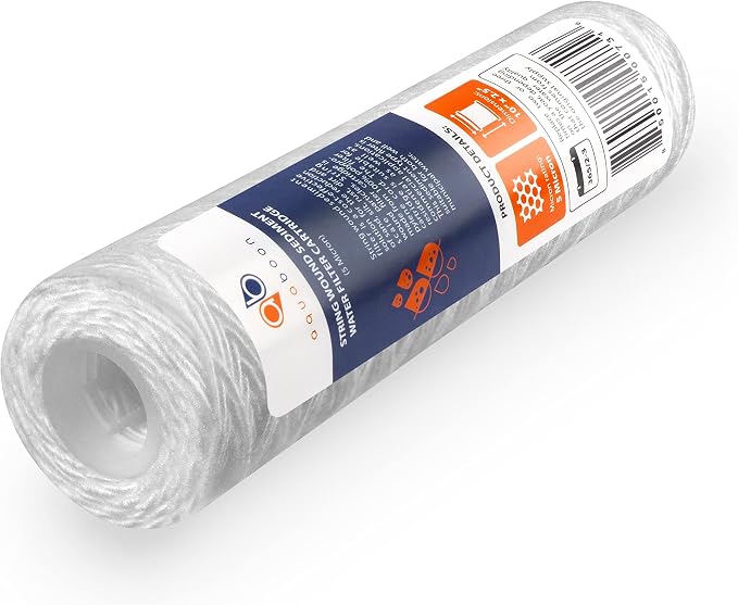 Aquaboon Whole House 5 Micron 10 x 2.5 String Wound Sediment Water Filter - Image 6