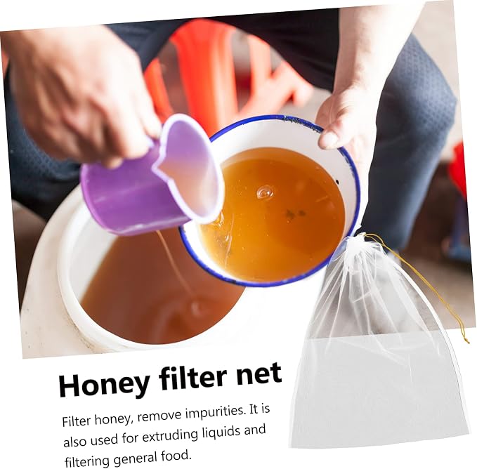 10pcs Honey Strainer Bag Wear-Resistant Mesh Filter Tool - Image 9