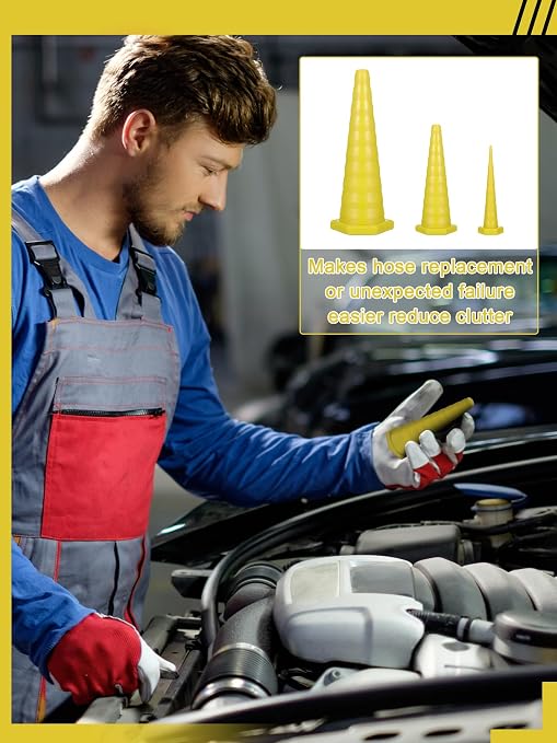 Hydraulic Oil Service Plugs Large Medium Small Sizes Multi Pack Rubber Drip - Image 5