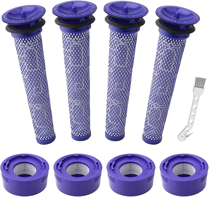 8 Pack Vacuum Filter Replacement Kit by Hechuang