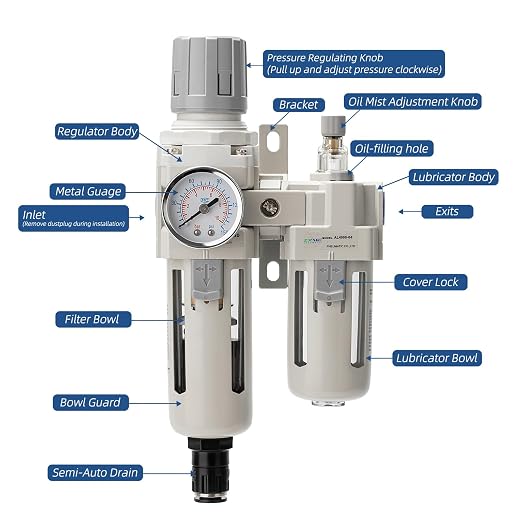 1/2" Auto-Drain FRL Assembly - Image 2