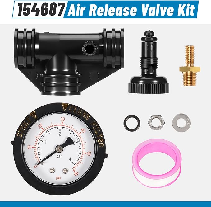 154687 Air Release Relief Valve Kit, Replacement Pool and Spa Filter Compatible - Image 2