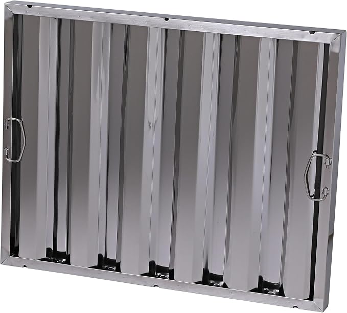 25" x 20" Stainless Steel Commercial Hood Filter – Dishwasher Safe, Welded - Image 8