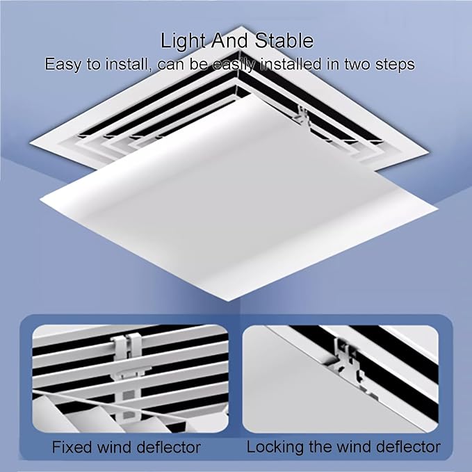 Filter Equipped Central AC Wind Direction Deflector | Built-in air purifying - Image 7