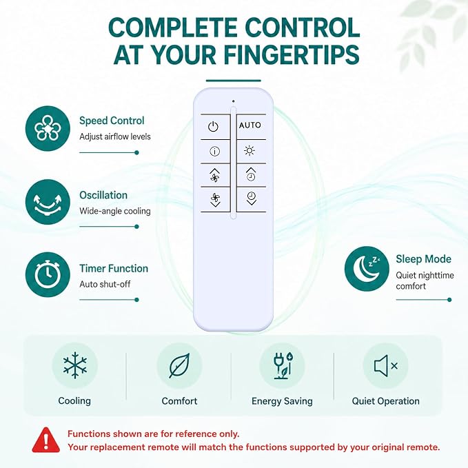 Replacement Remote Control Fit for Shark Air Purifier HP300 HP301 HP302 HP130 - Image 4