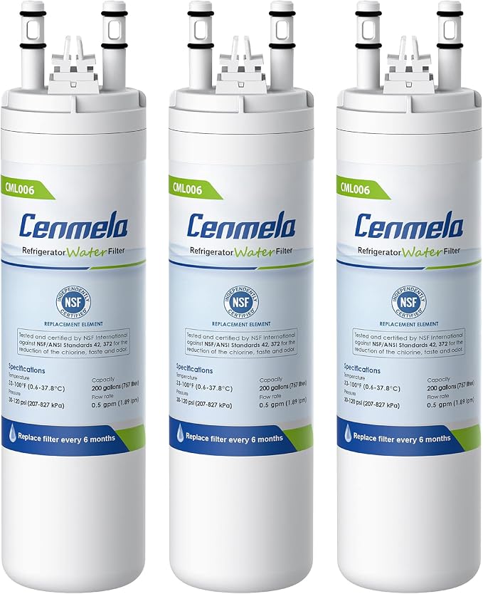 WF3CB Replacement Water Filter, Compatible by Cenmela