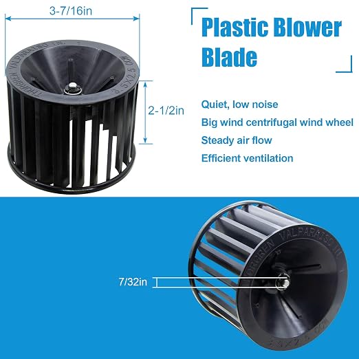 Upgraded S97009796 Replacement Fan Blower Assembly - Image 4