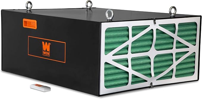 WEN AF1270 4.2-Amp 3-Speed Remote-Controlled Industrial-Strength Air Filtration - Image 2
