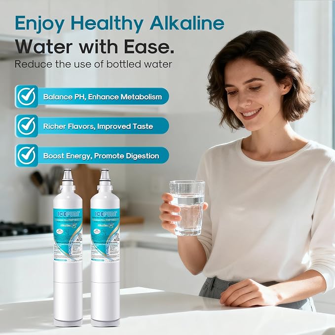 ICEPURE Alkaline 5231JA2006A Refrigerator Water Filter Replacement - Image 9
