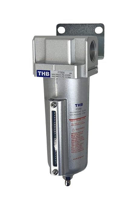 3/4" NPT Industrial Particulate Filter, Removes Water, Debris from Compressed by Unknown