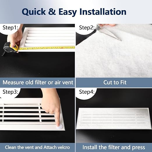 MERV 8 Air Vent Filters, Electrostatic Triple Vent Filter - Image 7