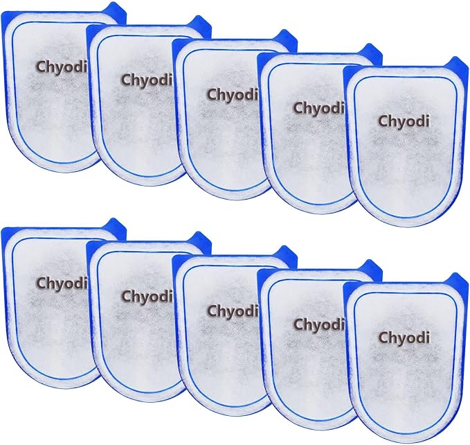 10-Pack Carbon Filter Cartridges Compatible by CHYODI