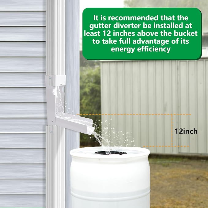 EBaokuup Rainwater Collection System, Rain Barrel Diverter Catching Collection - Image 7