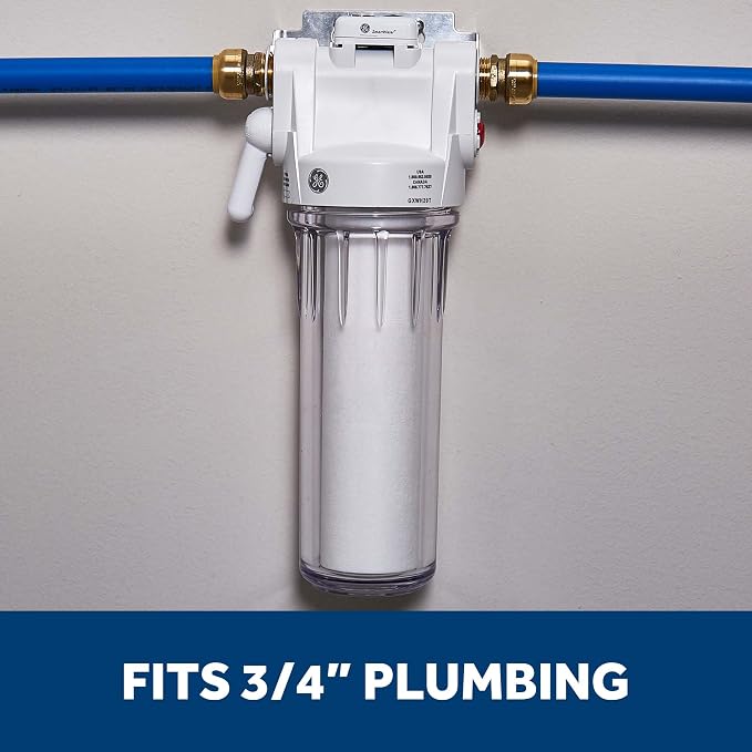 GE Whole House Water Filtration System, Rust & More, Install Kit & Accessories - Image 2