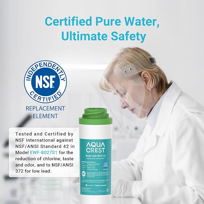 AQUA CREST FQK2J Under Sink Water Filter, Replacement - Image 4