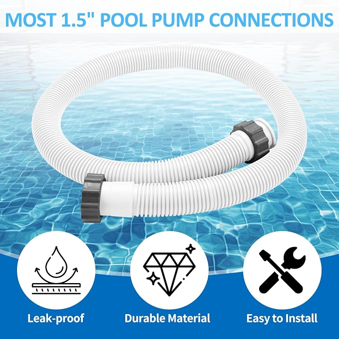 2-Pack 1.5 Inch Pool Pump Hose Replacement - Image 3