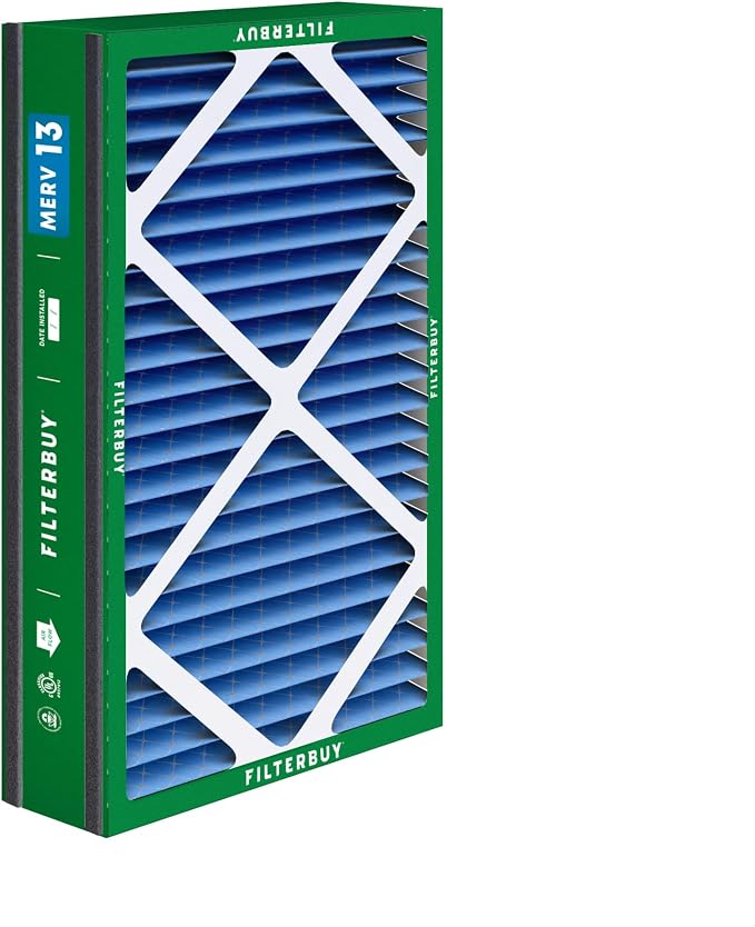 Filterbuy 16x25x3 Air Filter MERV 13 Optimal Smoke & Allergy Defense, - Image 9