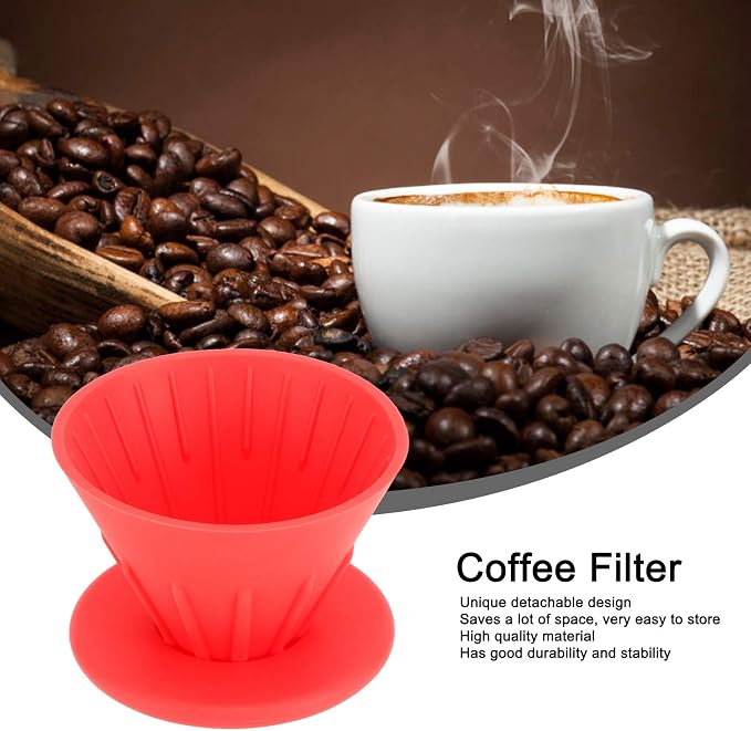 Reusable Silicon Resin Coffee Filter Strainer Dripper Portable Coffee Machine - Image 4