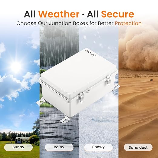 QILIPSU Junction Box IP67 Waterproof Plastic Electrical Enclosure Outdoor - Image 5