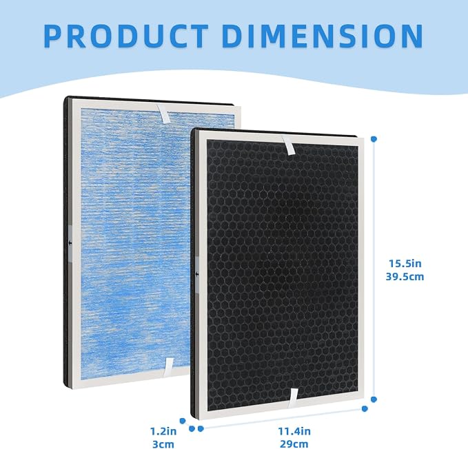 2-PACK MSA3/MSA3S Replacement Air Filter: Compatible - Image 2