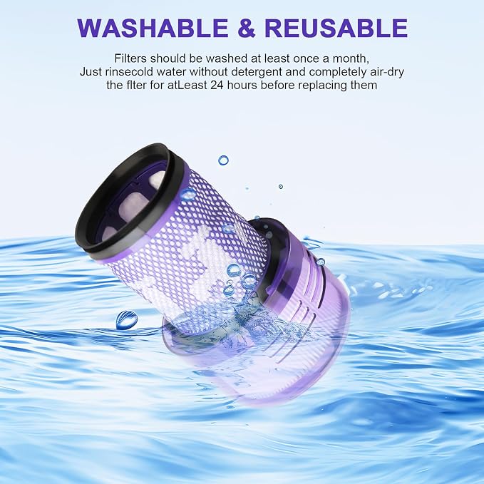 Lemige V12 Slim Vacuum Filters Replacement Parts - Image 8
