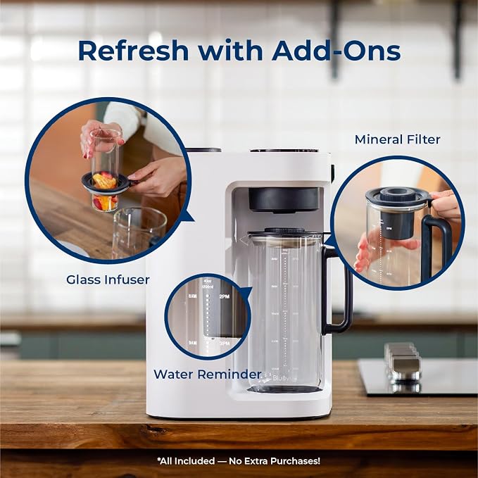 Bluevua RO100ROPOT-Lite Reverse Osmosis System Countertop Water Filter - Image 5