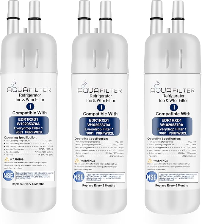 FILTER1 W10295370 A Refrigerator Water Filter Replacement Compatible by MMFILTER